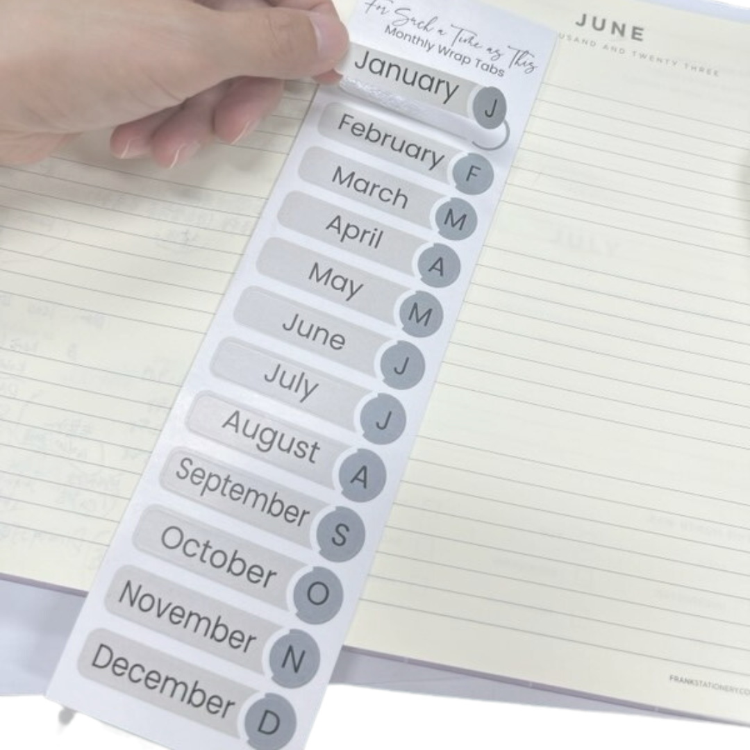 Monthly Wrap Tabs