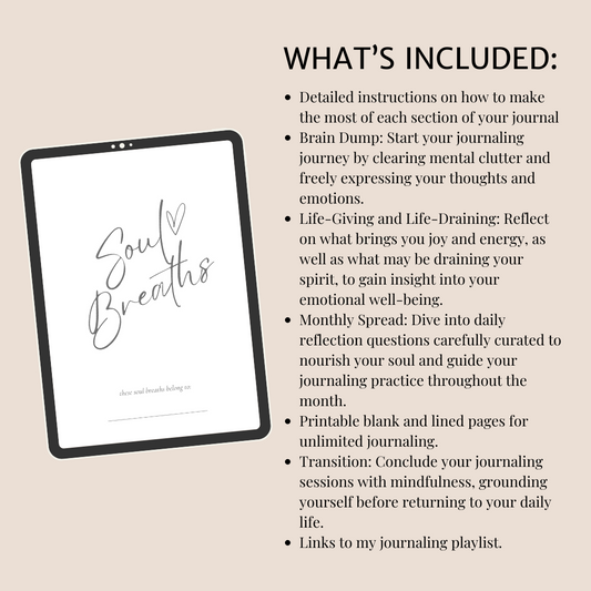 Soul Breaths Digital Journal